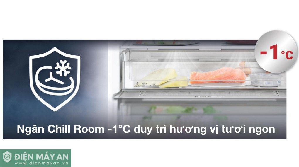 Tủ lạnh Hitachi Inverter 323 lít HRBN6340DGBKVN